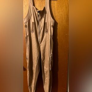 NWT Free People Movement Oversized Jumpsuit Mustard S